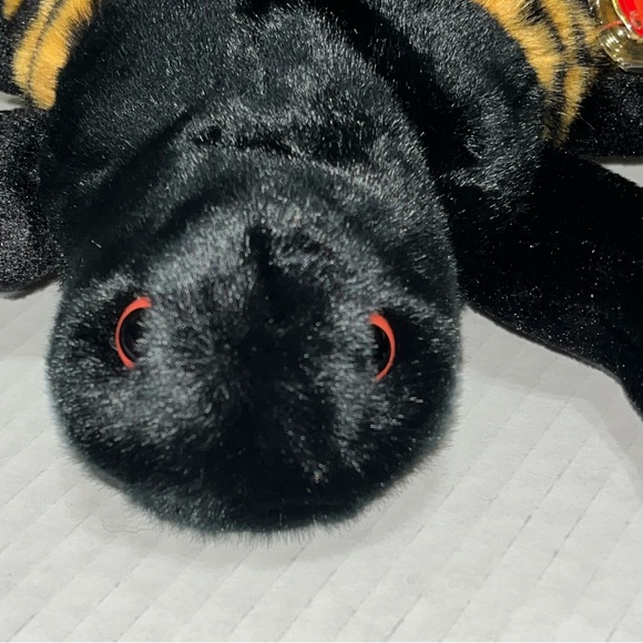 TY Original Beanie Buddy Spinner the Spider Tiger‎ Striped Body Plush - Picture 14 of 14
